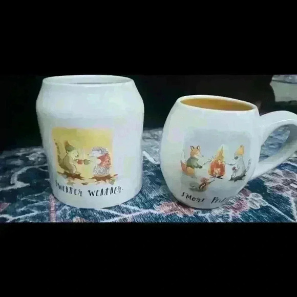 Rae DUNN Fall And Harvest  Set!  Coffee Cup And Jar fall decor - Picture 1 of 4